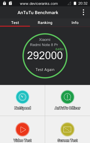 Xiaomi Redmi 8 Pro Antutu