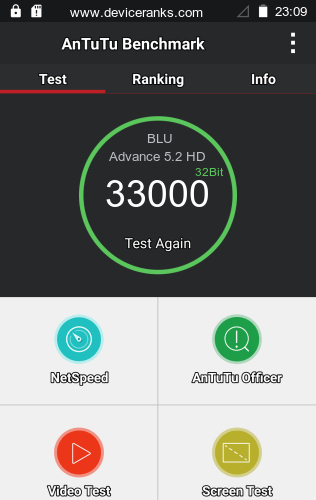 AnTuTu BLU Advance 5.2 HD
