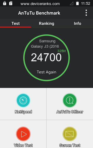 AnTuTu Samsung Galaxy J3 (2016) SM-J320F