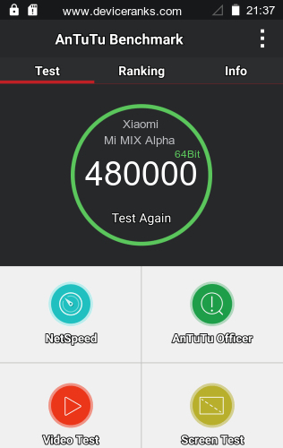 AnTuTu Xiaomi Mi MIX Alpha